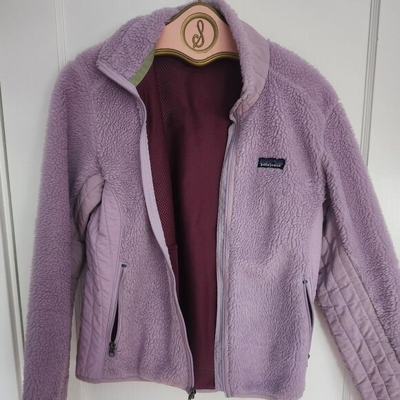 Vintage Patagonia Lavender Full Zip Fleece in Medium, Good Condition - Picture 1 of 3